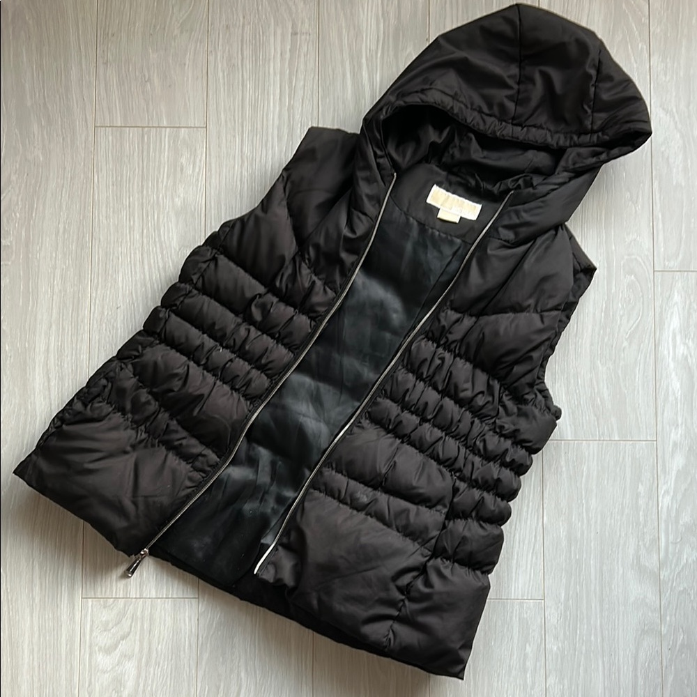 Michael Kors Black Puffer Vest